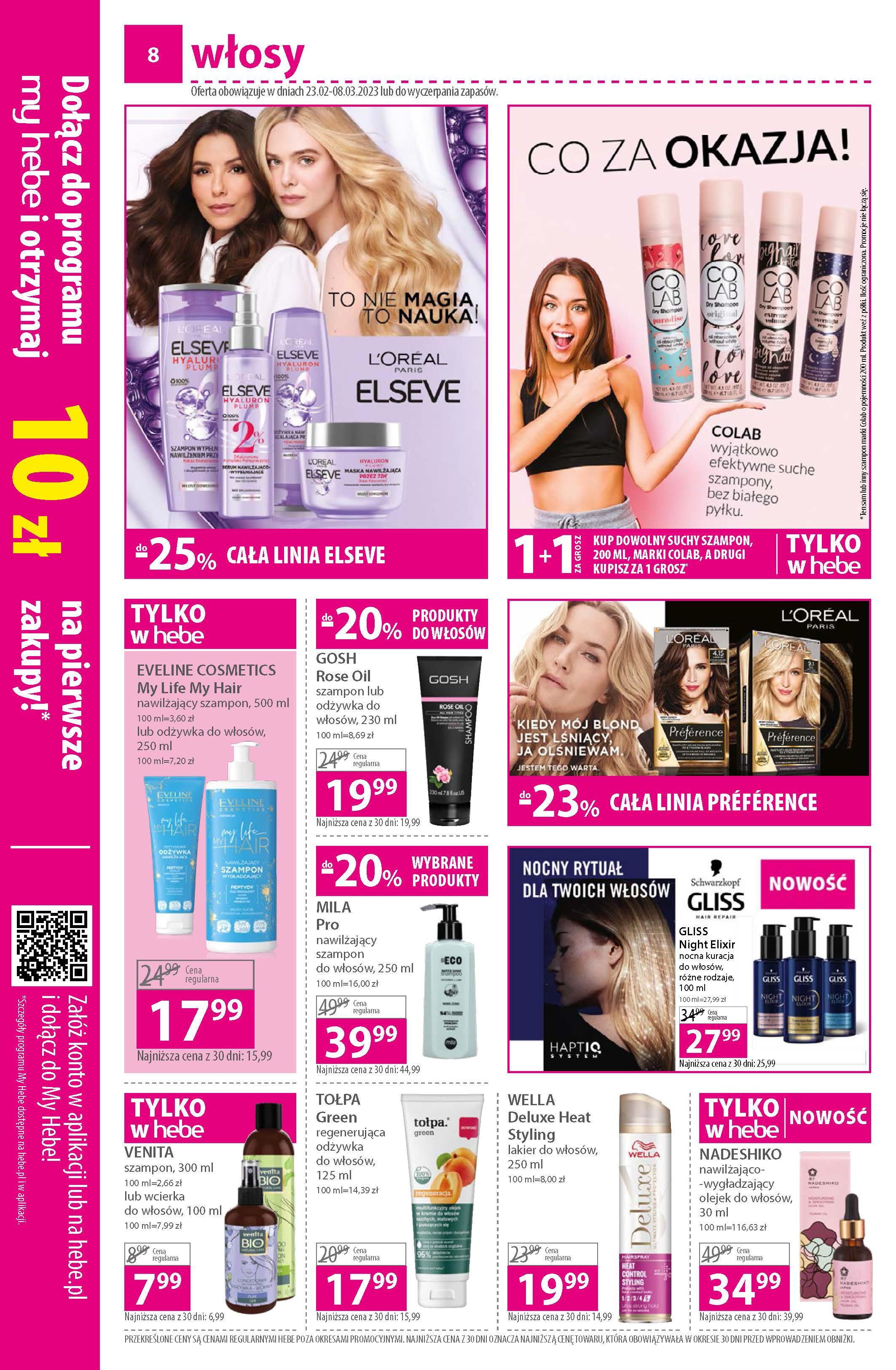 Gazetka promocyjna Hebe str. 8