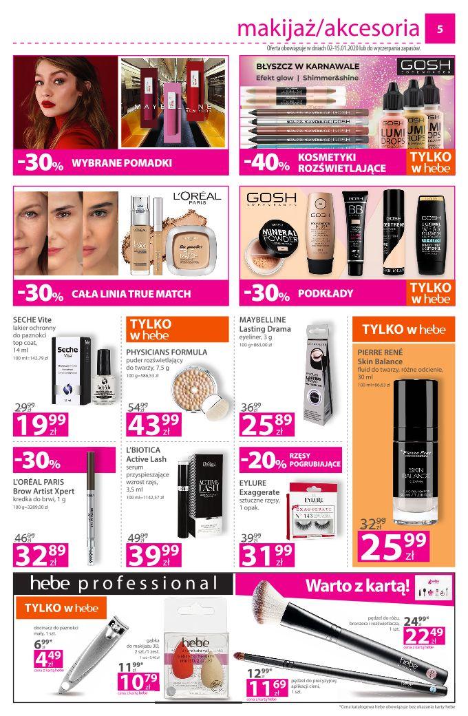 Gazetka promocyjna Hebe str. 5