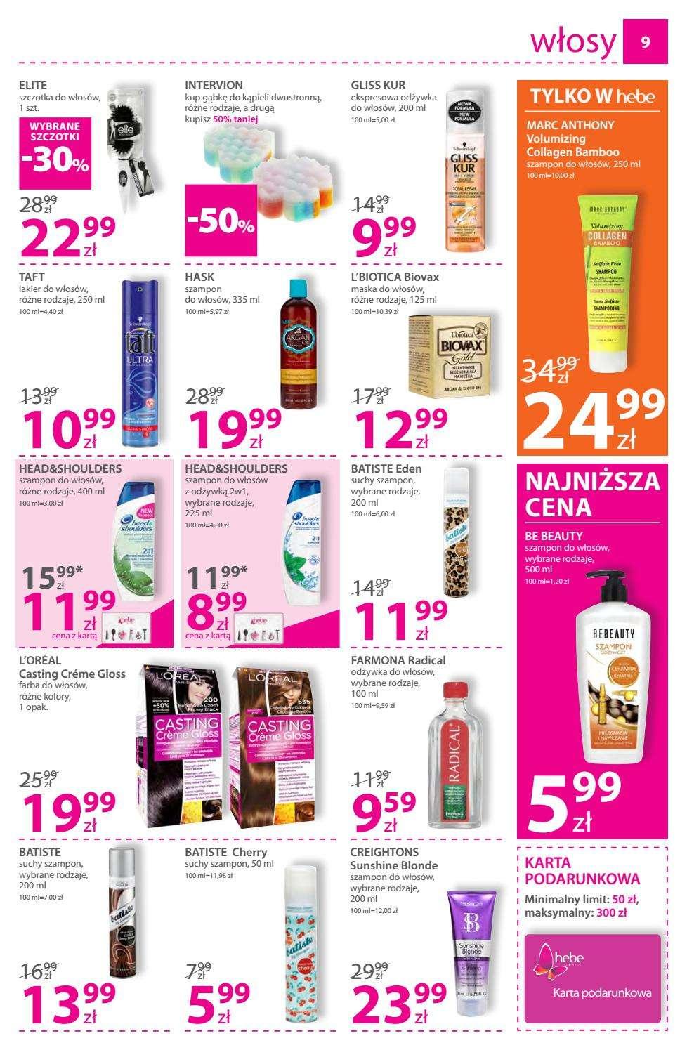 Gazetka promocyjna Hebe str. 9