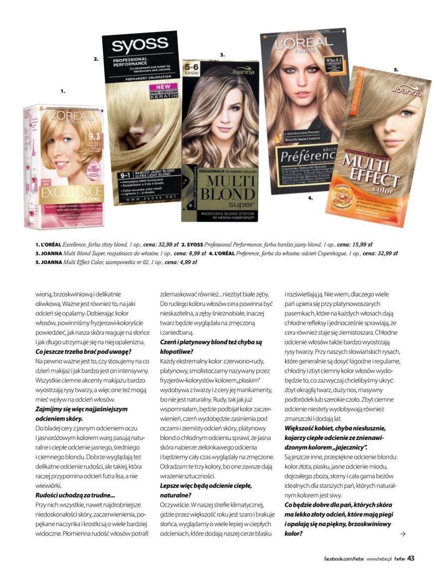 Gazetka promocyjna Hebe str. 43