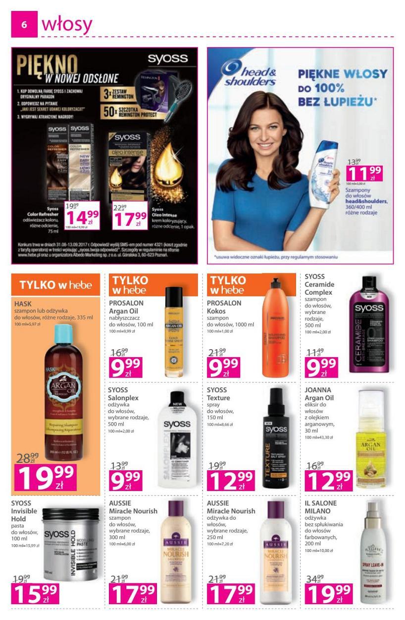 Gazetka promocyjna Hebe str. 6