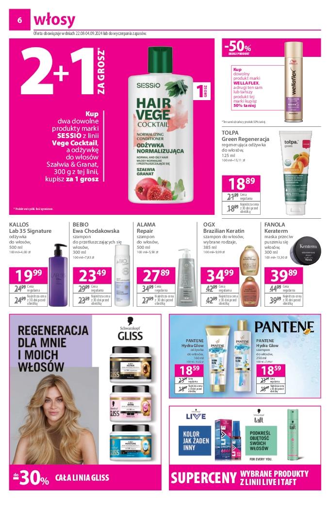 Gazetka promocyjna Hebe str. 6