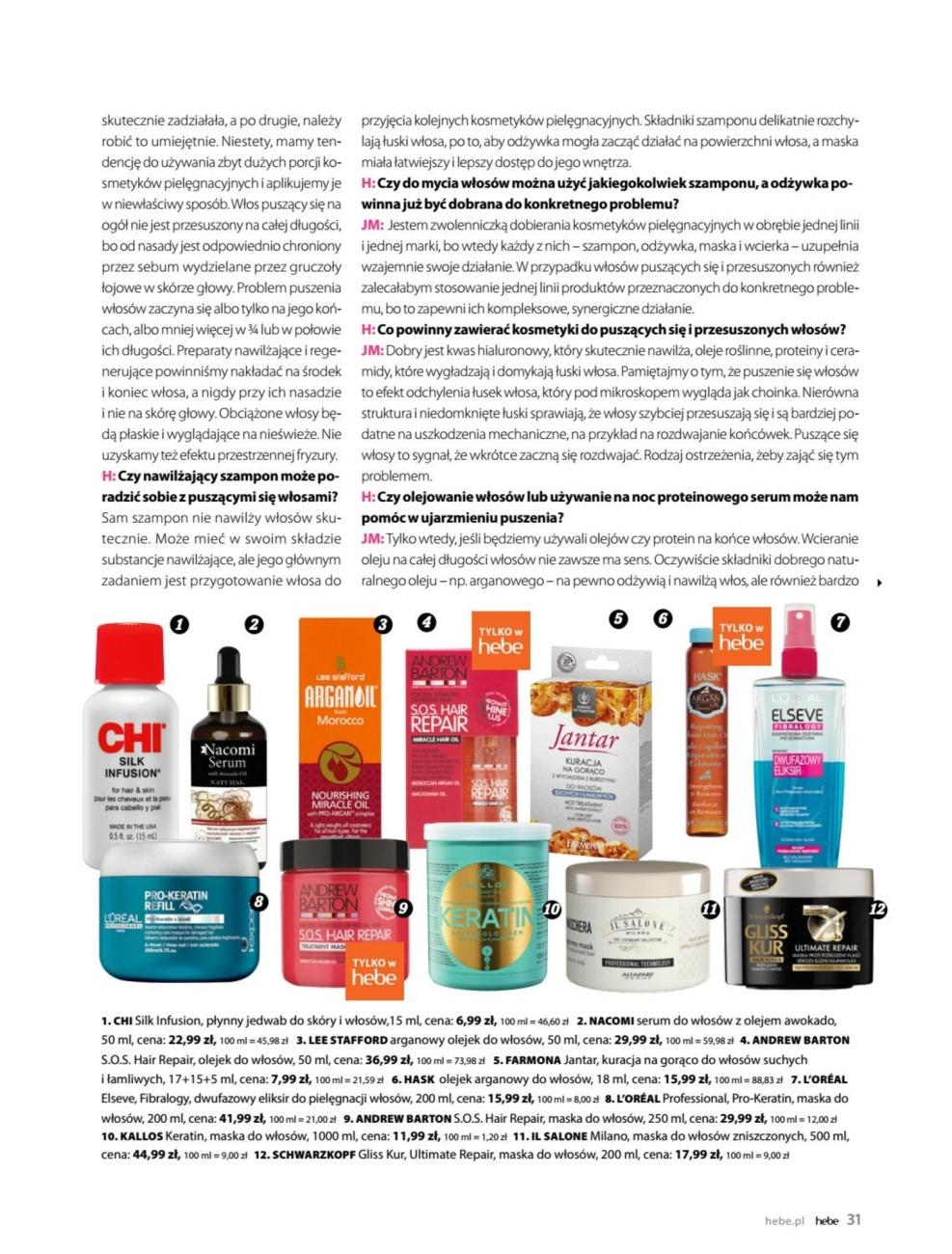 Gazetka promocyjna Hebe str. 31