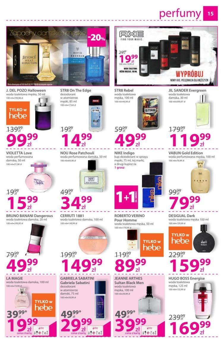 Gazetka promocyjna Hebe str. 15