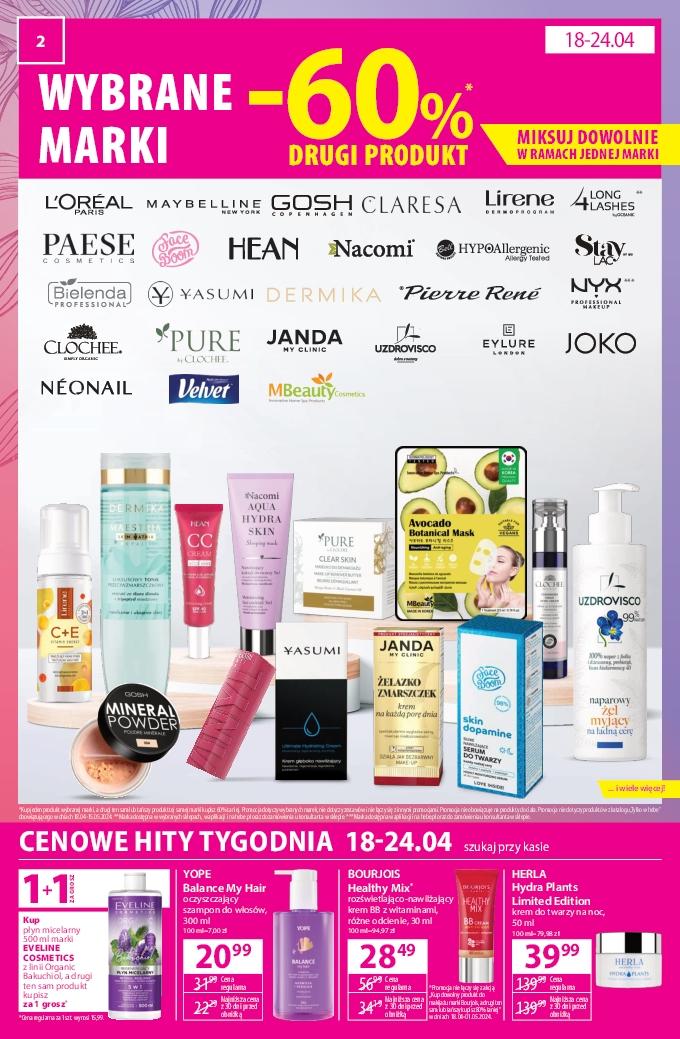 Gazetka promocyjna Hebe str. 2