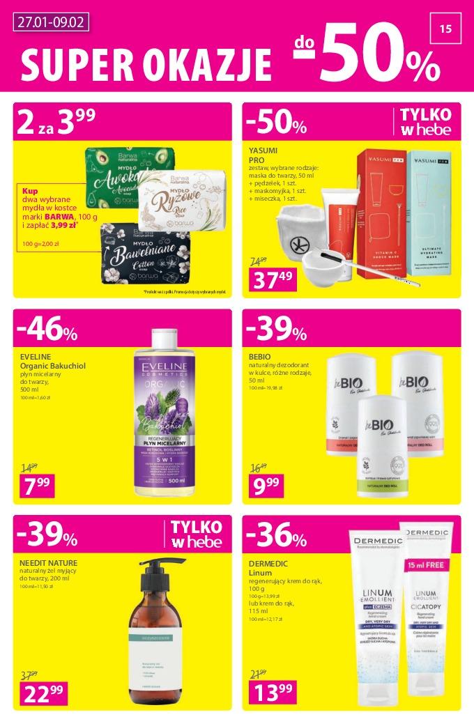 Gazetka promocyjna Hebe str. 15