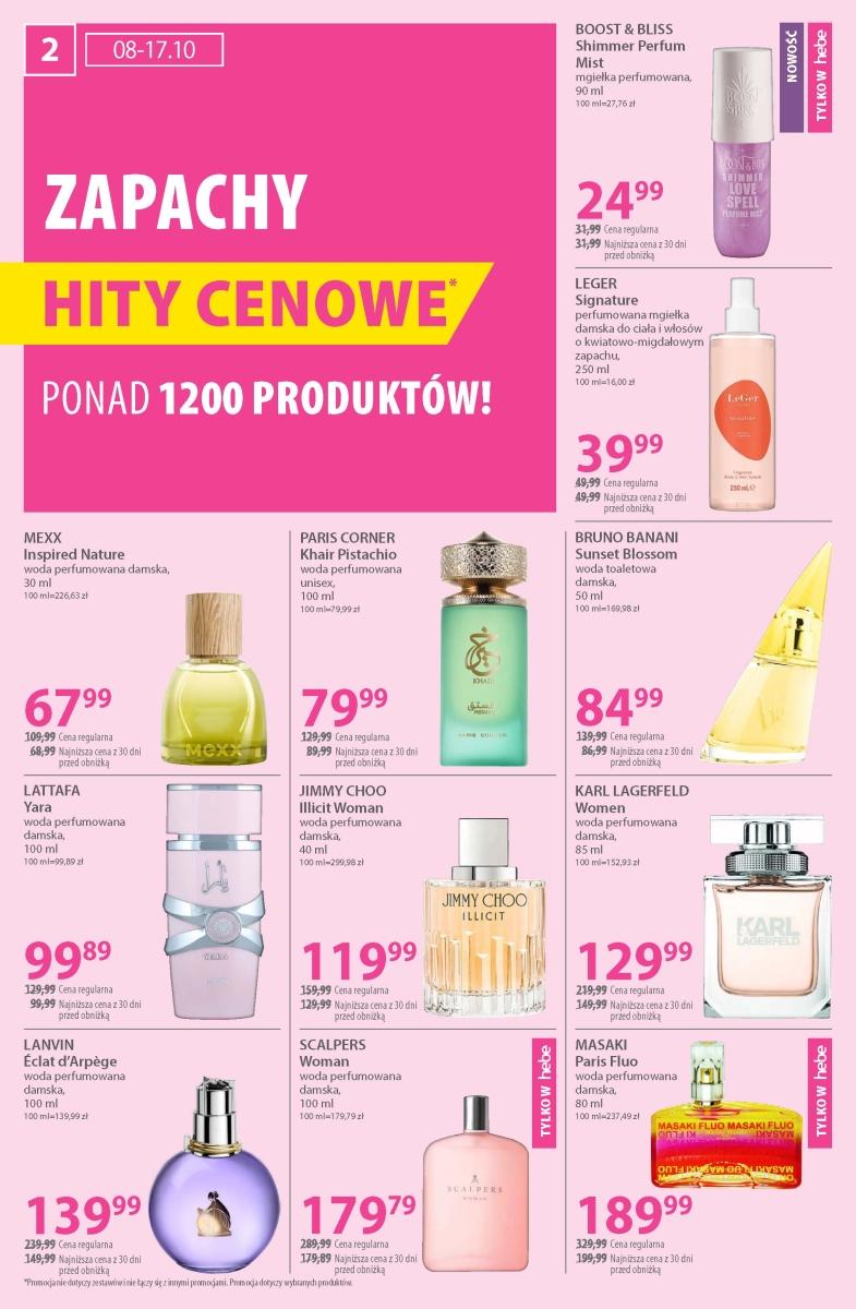 Gazetka promocyjna Hebe str. 2