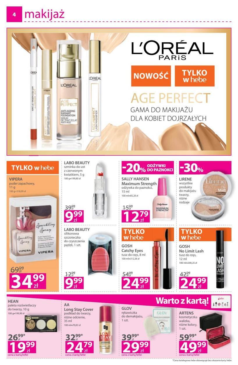 Gazetka promocyjna Hebe str. 4