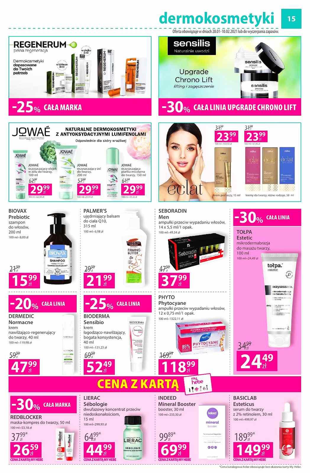 Gazetka promocyjna Hebe str. 15