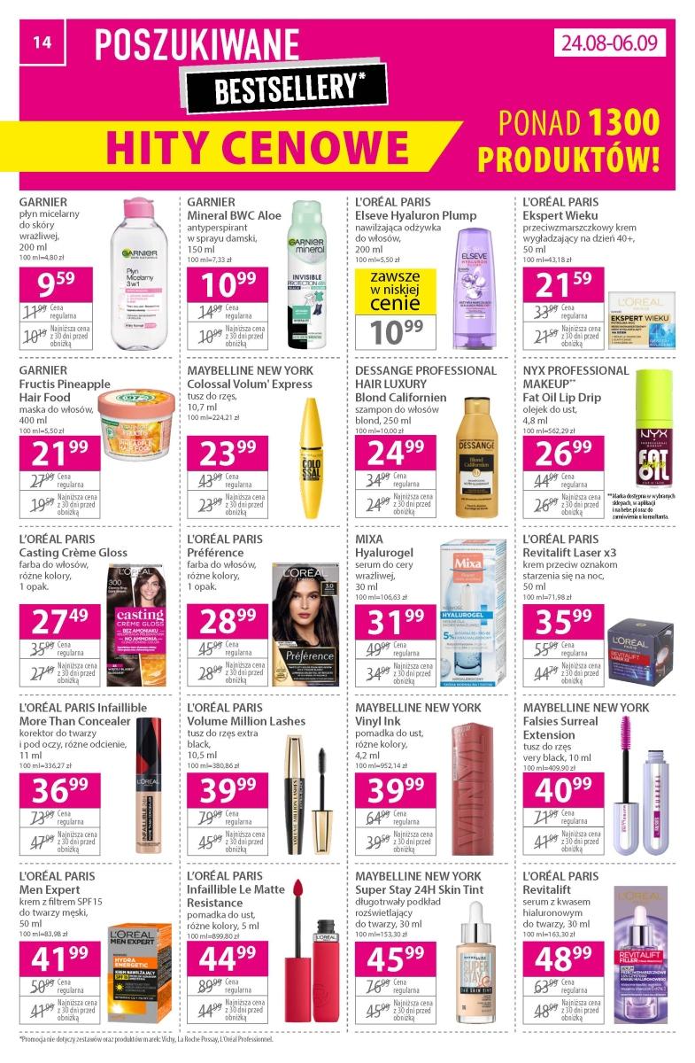 Gazetka promocyjna Hebe str. 14