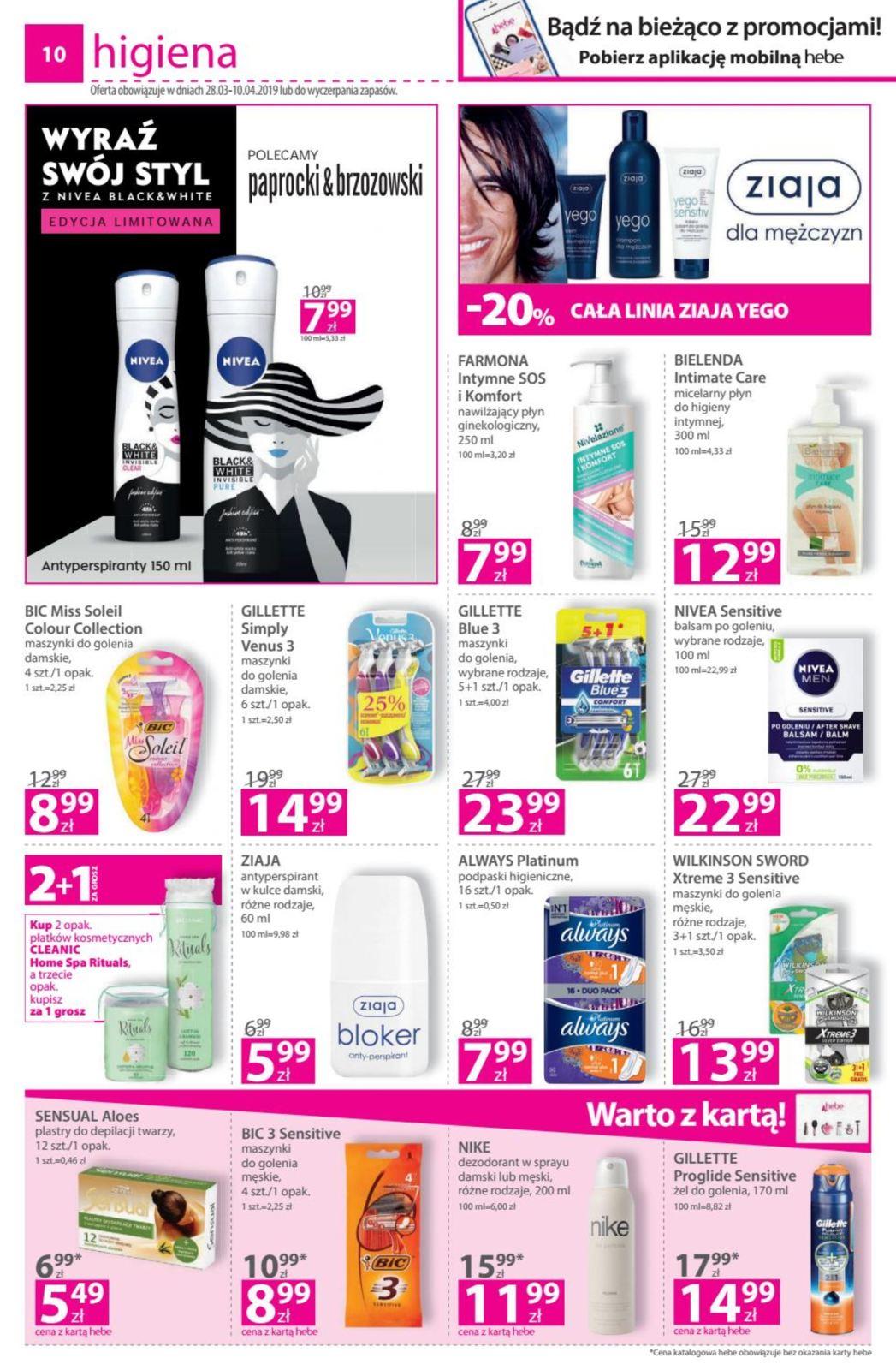 Gazetka promocyjna Hebe str. 10