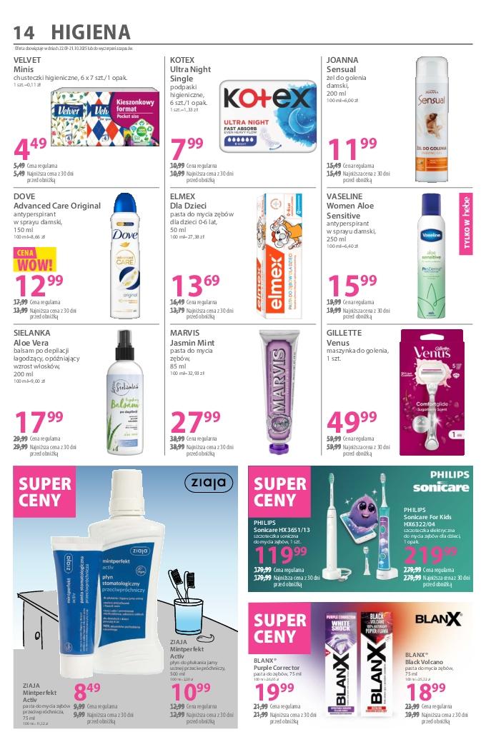 Gazetka promocyjna Hebe str. 14