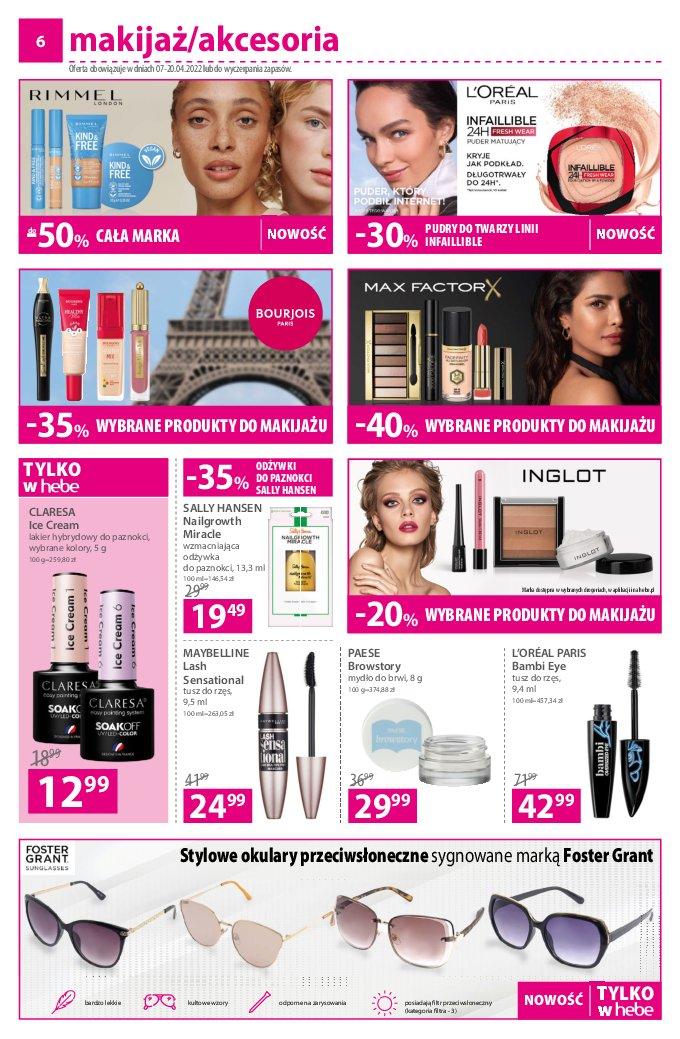 Gazetka promocyjna Hebe str. 6