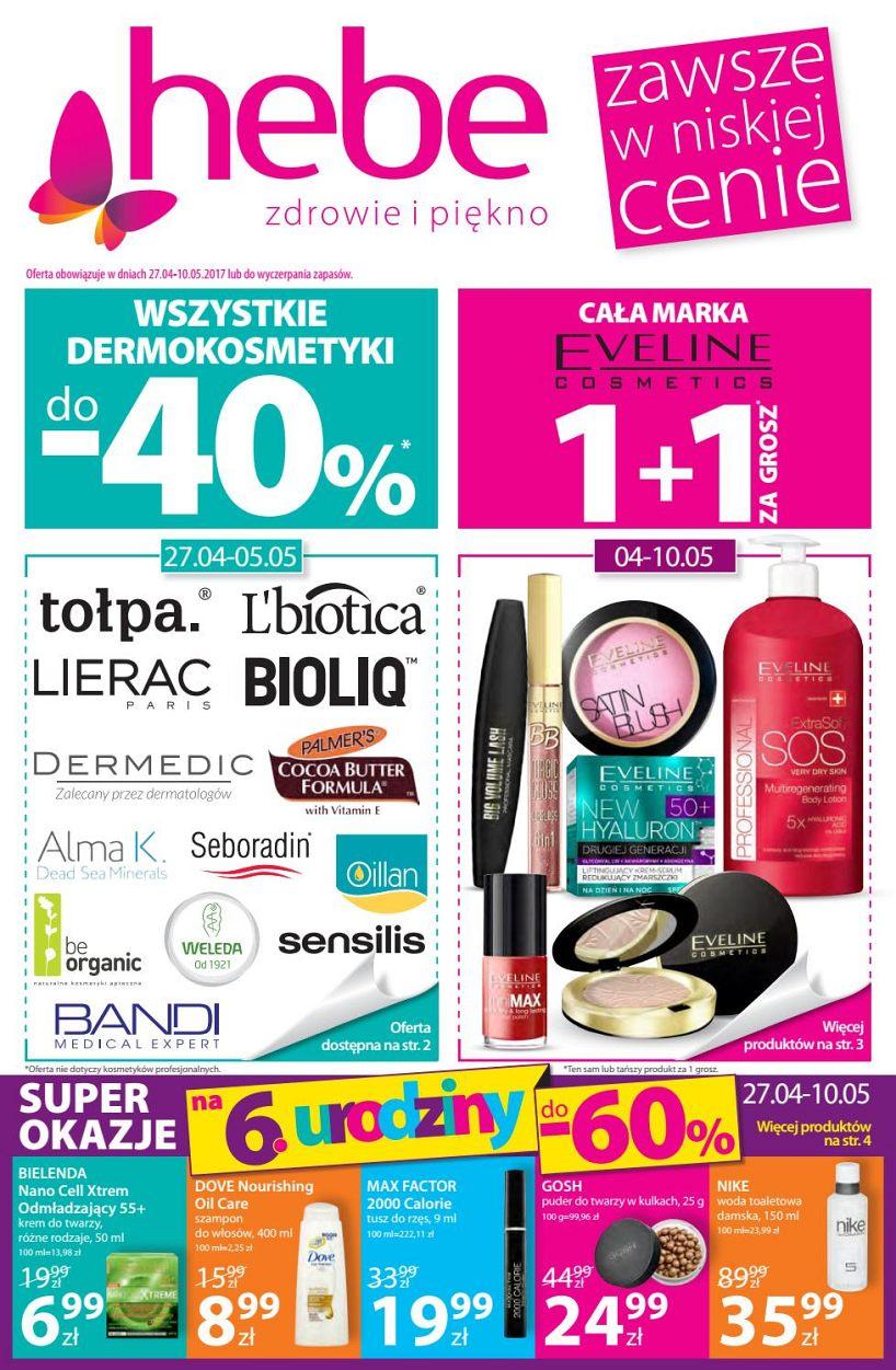 Gazetka promocyjna Hebe str. 1