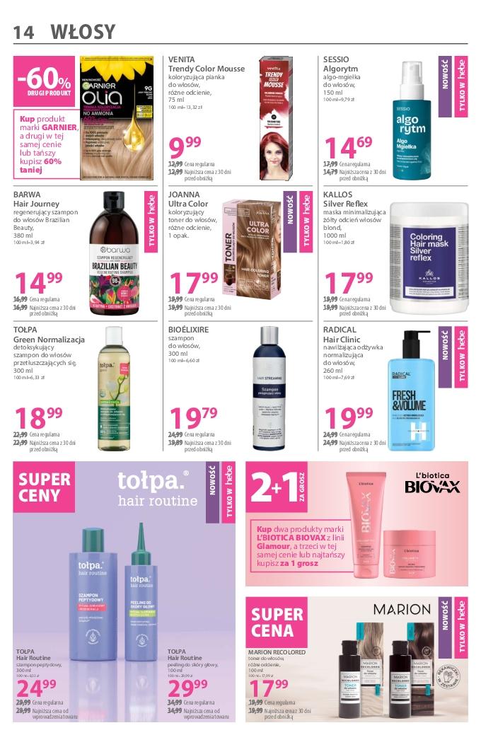 Gazetka promocyjna Hebe str. 14