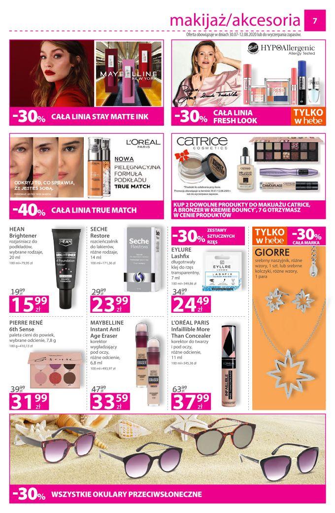 Gazetka promocyjna Hebe str. 7