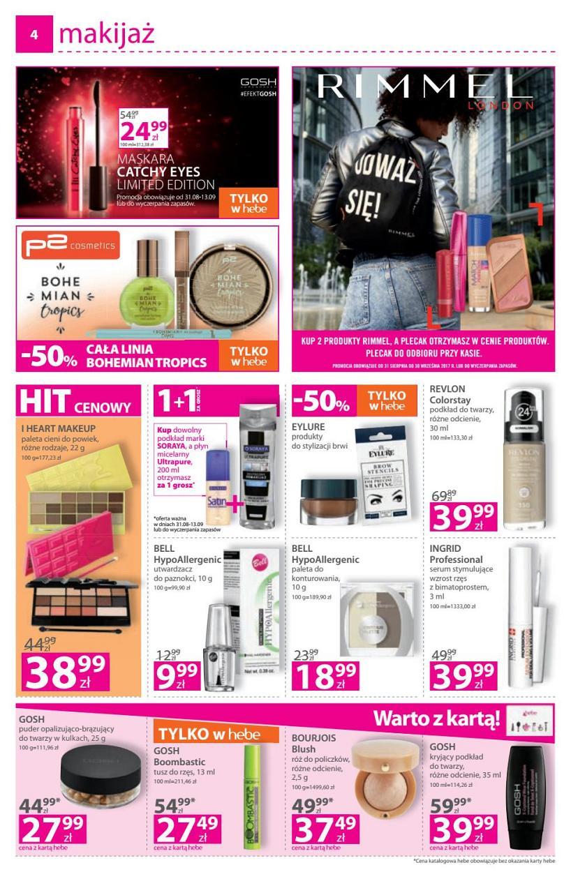 Gazetka promocyjna Hebe str. 4