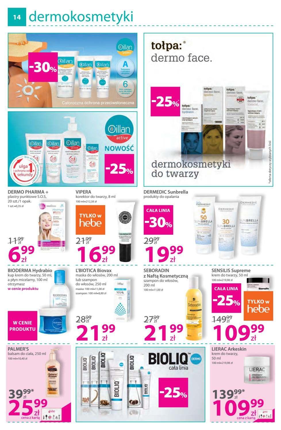 Gazetka promocyjna Hebe str. 14