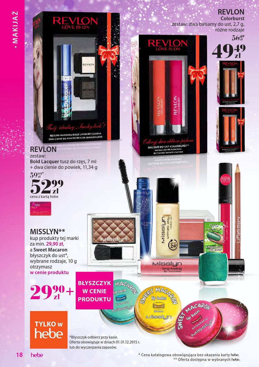 Gazetka promocyjna Hebe str. 18
