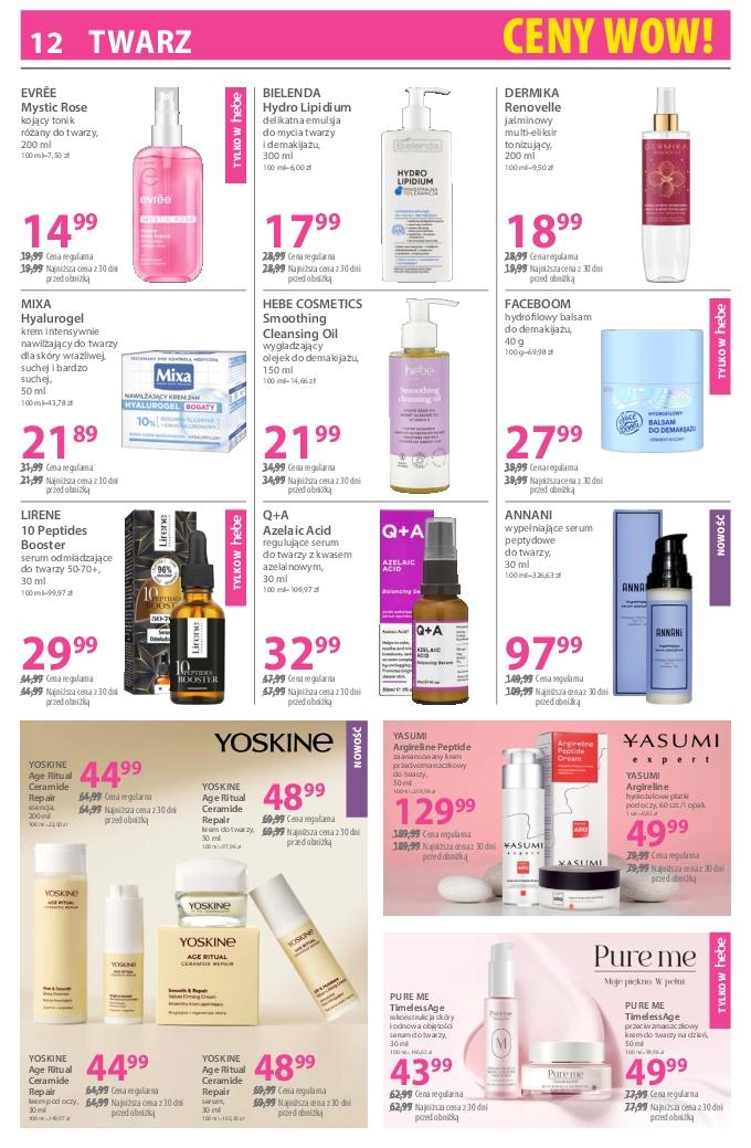 Gazetka promocyjna Hebe str. 12
