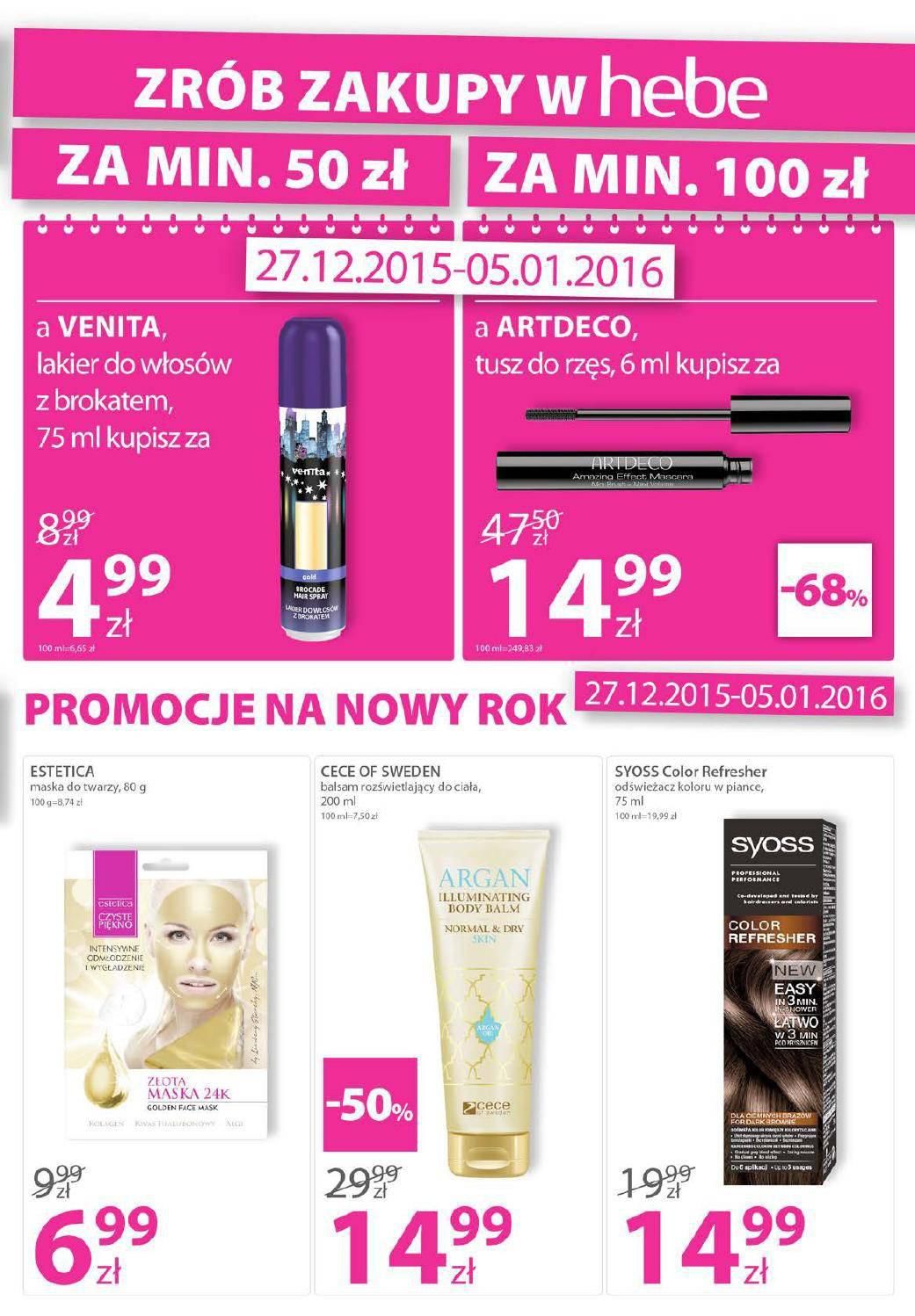 Gazetka promocyjna Hebe str. 3