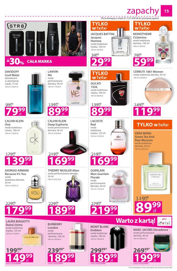 Gazetka promocyjna Hebe str. 15