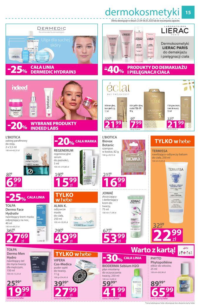 Gazetka promocyjna Hebe str. 15