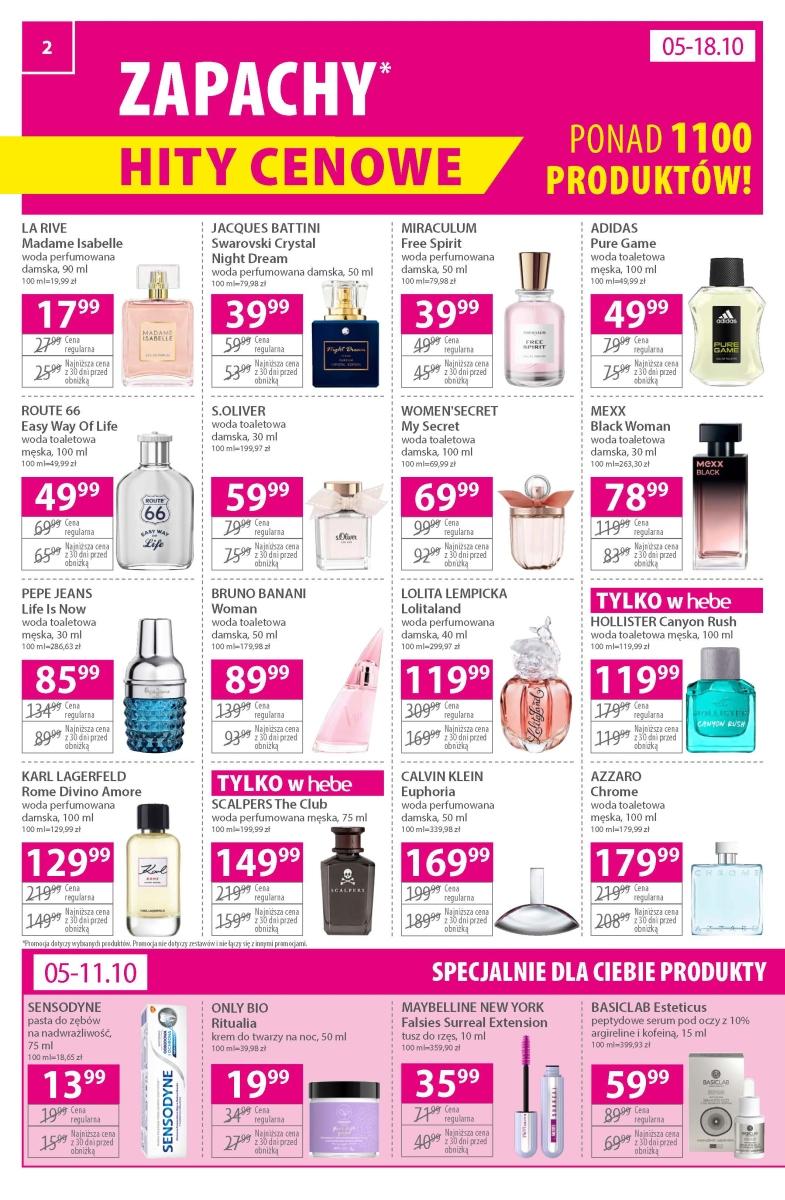 Gazetka promocyjna Hebe str. 2