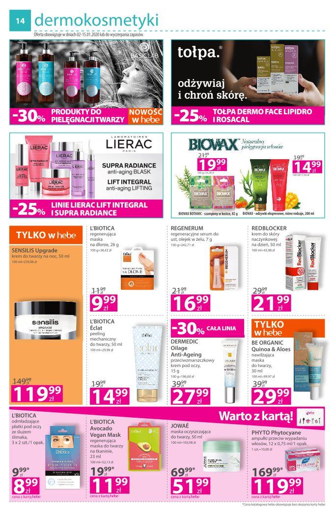 Gazetka promocyjna Hebe str. 14