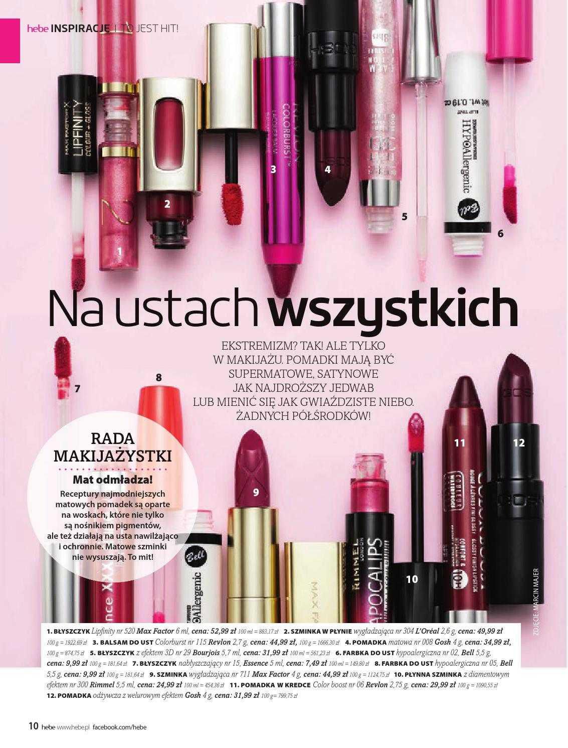 Gazetka promocyjna Hebe str. 10