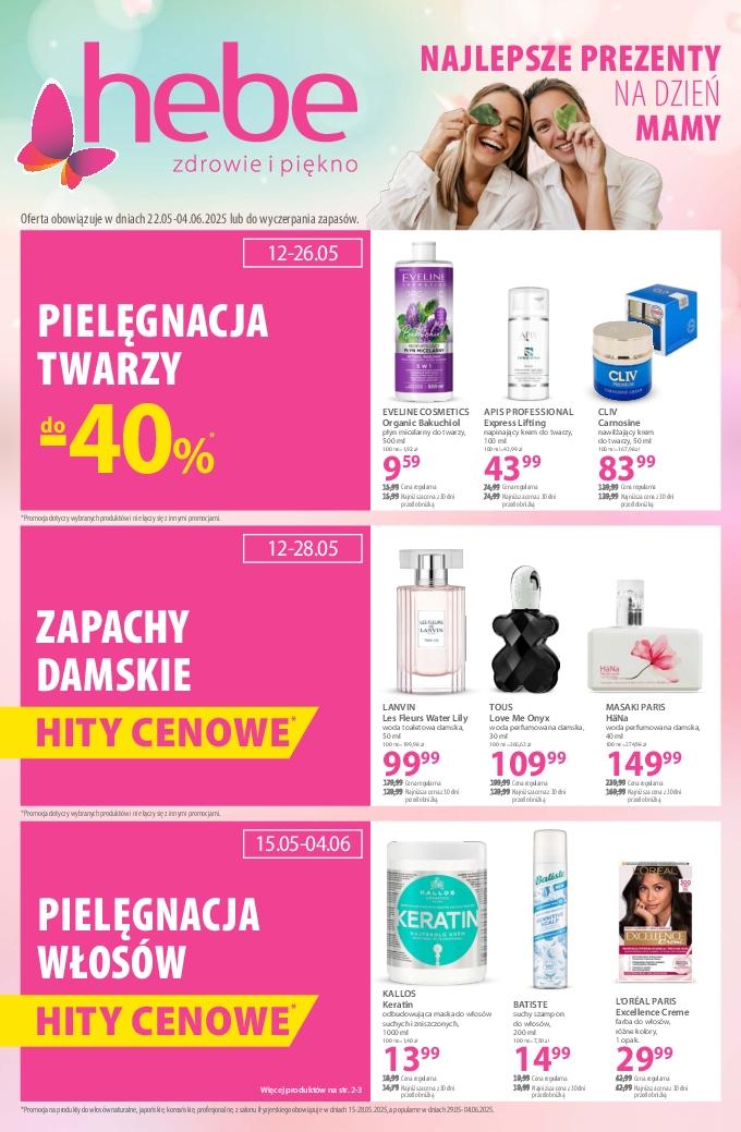 Gazetka promocyjna Hebe str. 1