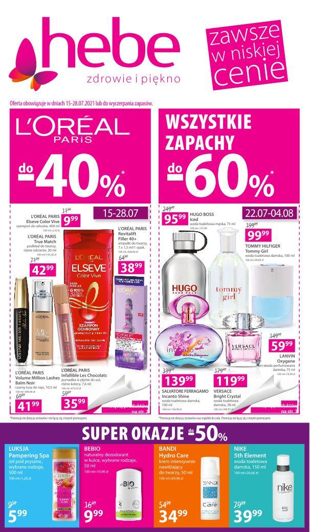 Gazetka promocyjna Hebe str. 1
