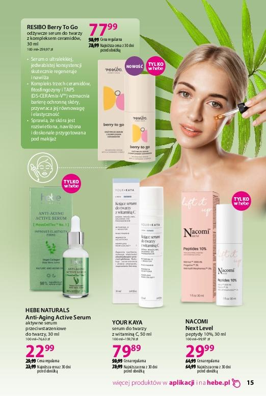 Gazetka promocyjna Hebe str. 15