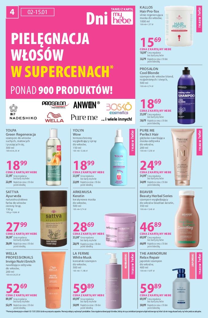 Gazetka promocyjna Hebe str. 4