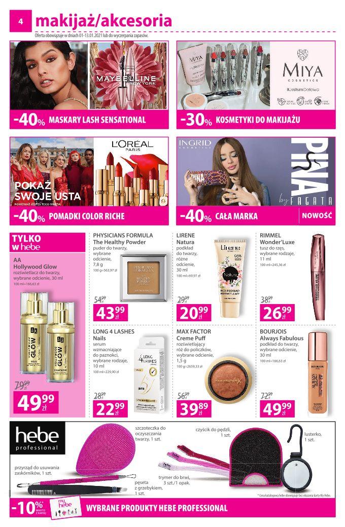 Gazetka promocyjna Hebe str. 4