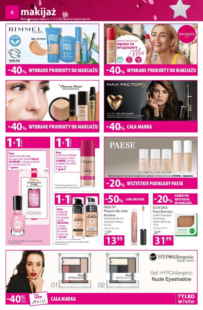 Gazetka promocyjna Hebe str. 6