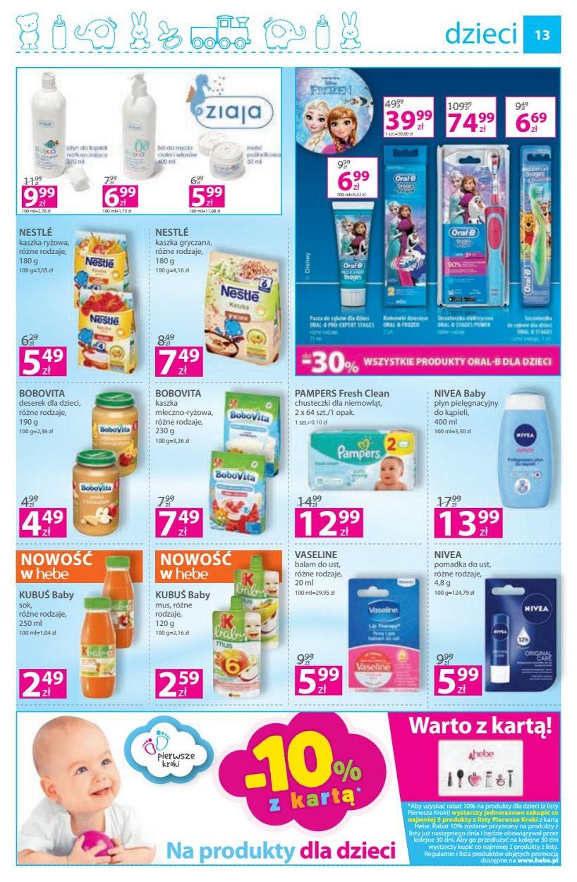 Gazetka promocyjna Hebe str. 13