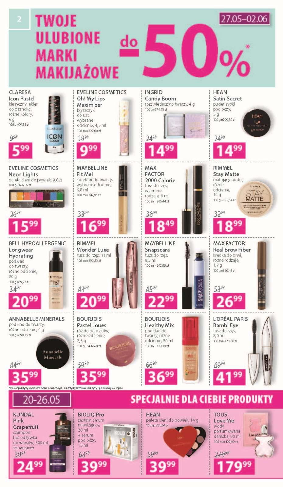 Gazetka promocyjna Hebe str. 2