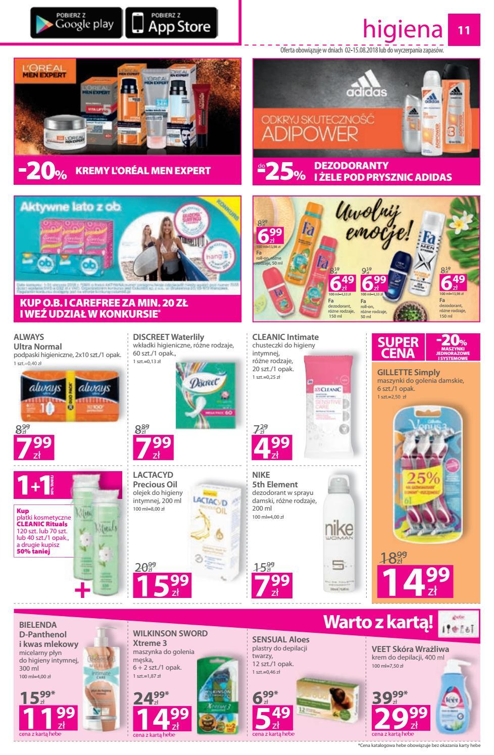 Gazetka promocyjna Hebe str. 11