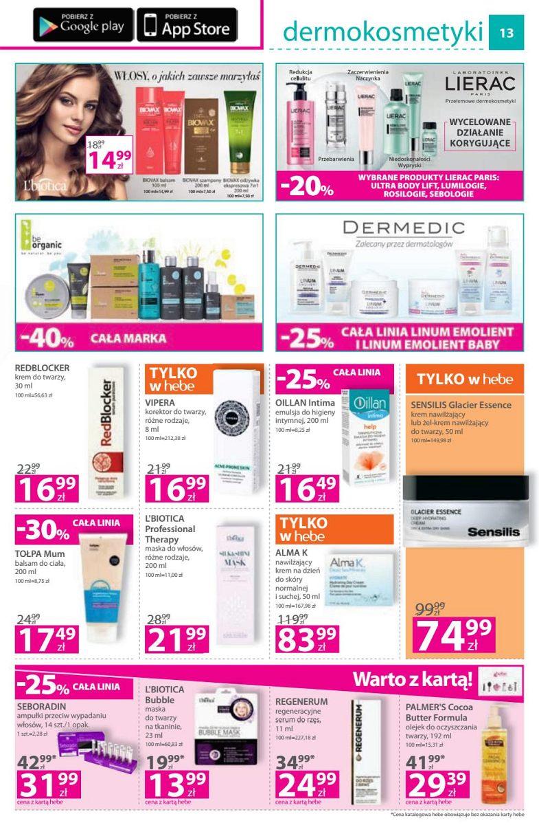 Gazetka promocyjna Hebe str. 13
