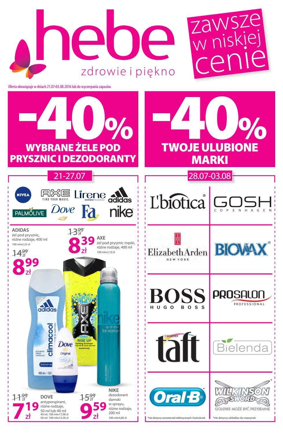 Gazetka promocyjna Hebe str. 1