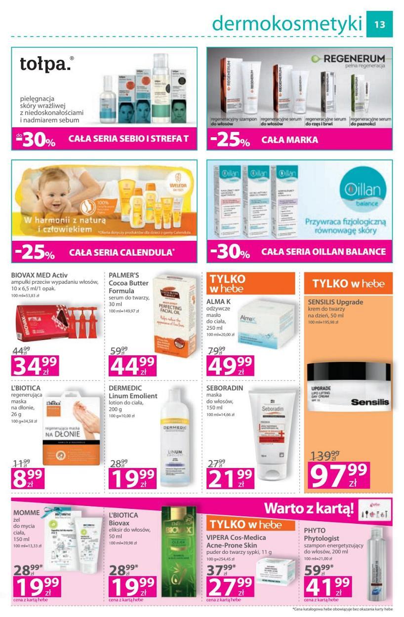 Gazetka promocyjna Hebe str. 13