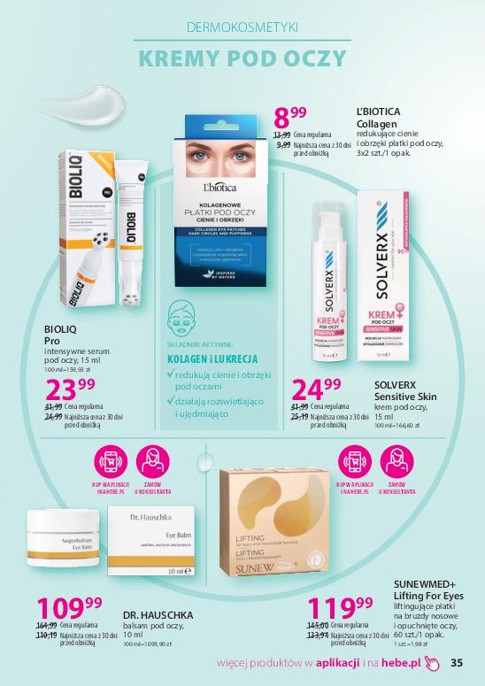 Gazetka promocyjna Hebe str. 35