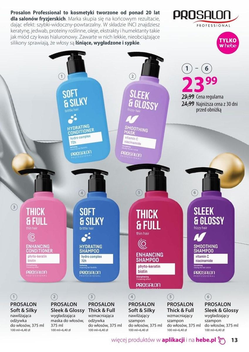 Gazetka promocyjna Hebe str. 13