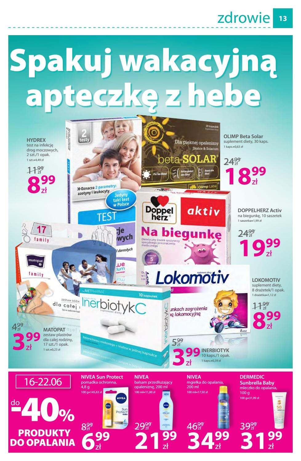 Gazetka promocyjna Hebe str. 13
