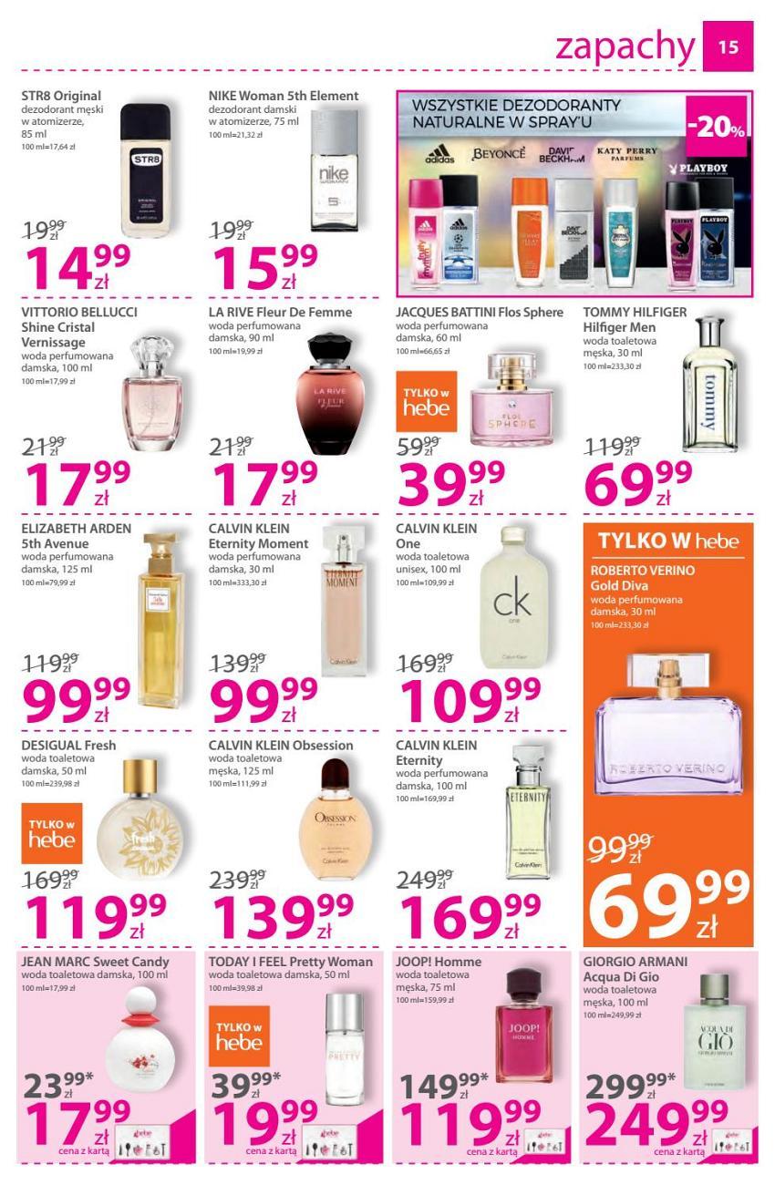 Gazetka promocyjna Hebe str. 15