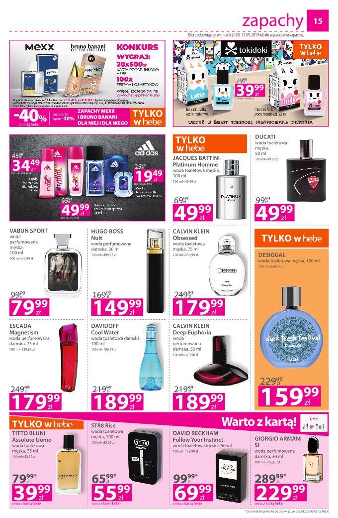 Gazetka promocyjna Hebe str. 15