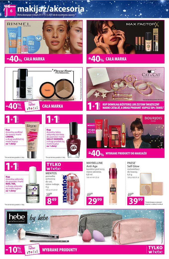 Gazetka promocyjna Hebe str. 6