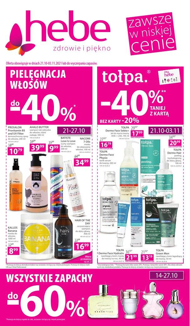 Gazetka promocyjna Hebe str. 1
