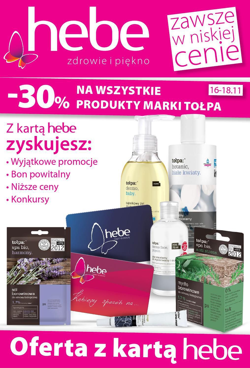 Gazetka promocyjna Hebe str. 1